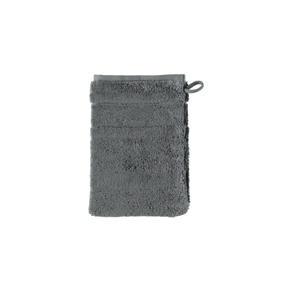 Waschhandschuh NOBLESSE² UNI in anthrazit aus Baumwolle