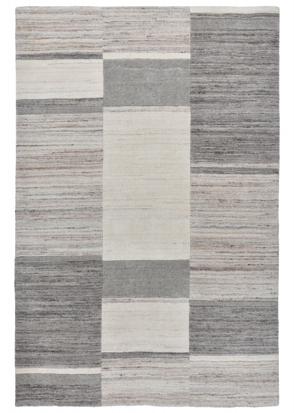 Teppich MEMU design in beige aus Schurwolle
