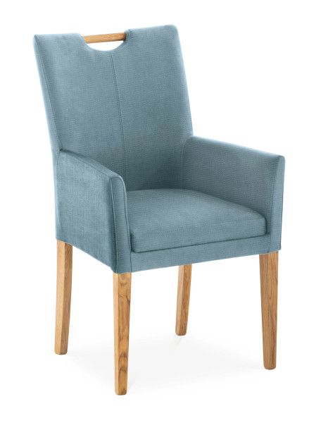 Polsterstuhl COLORADO in  Malea-R eisblau