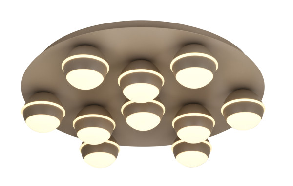 Deckenleuchte BIARRITZ in sand aus Metall