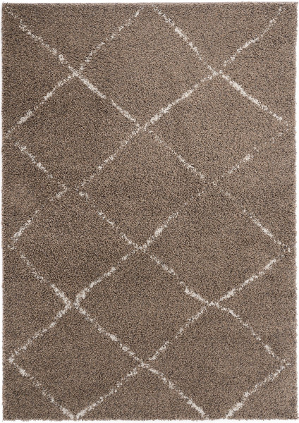 Teppich STOCKHOLM in braun aus Polypropylen