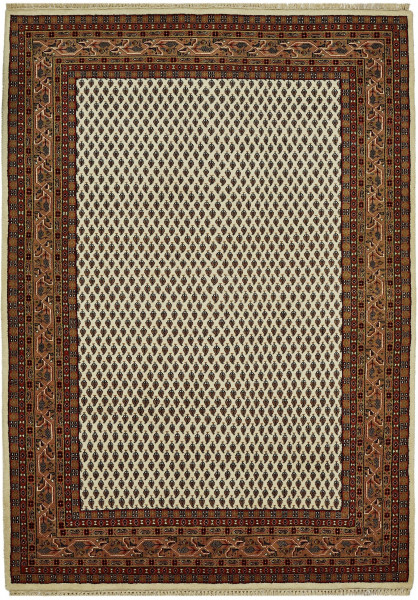 Teppich BIKANER Mir beige rund