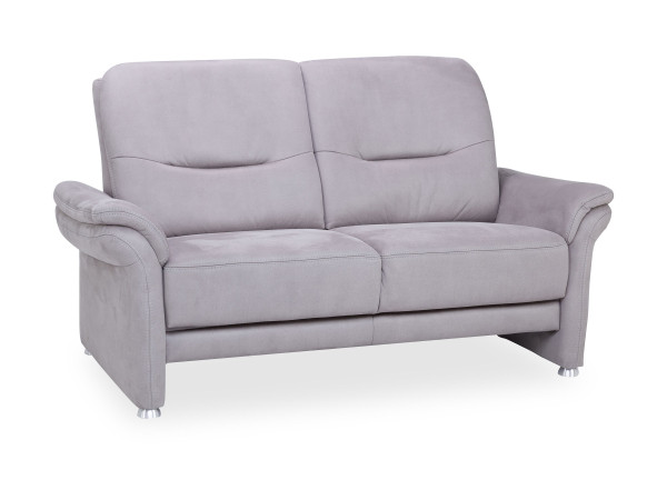 Sofa 2,5 Sitzer MONDO RECITA in Alu aus Stoff