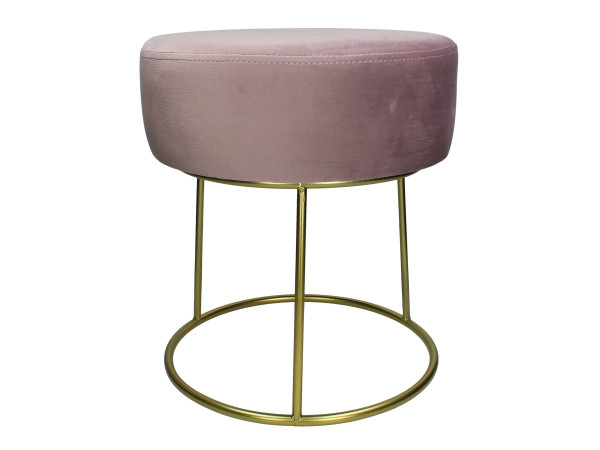 Hocker Pouf Velvet gold