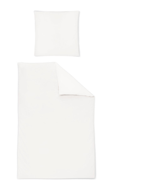 Bettwäsche PARIS Satin in weiß aus Baumwolle