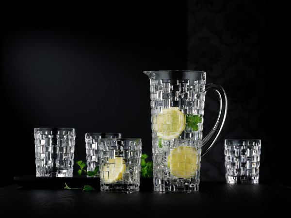 Krug-Set BOSSA NOVA in klar aus Glas