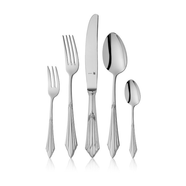 Besteckgarnitur WMF FÄCHER in silberfarben aus Metall