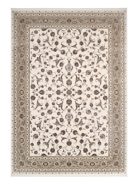 Teppich MYSTIC HERITAGE in braun/weiß aus Mischgewebe