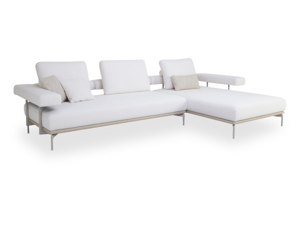 Polsterecke ROLF BENZ JAZ 524 in grau aus Stoff