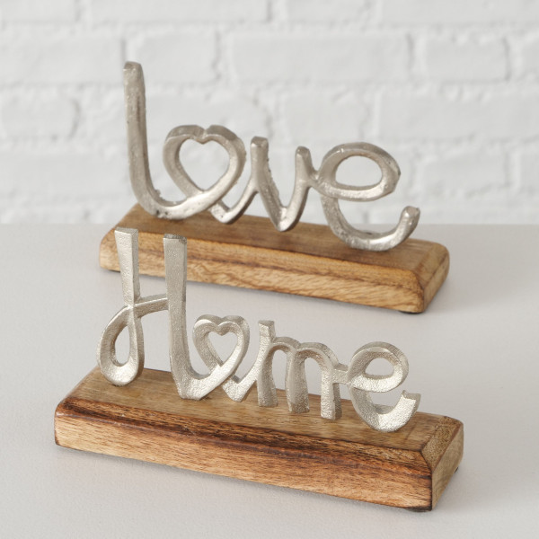 Aufsteller LOVE/HOME
