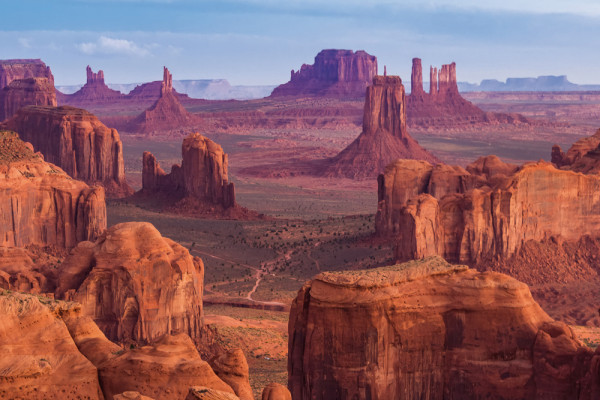 Akustikbild MONUMENT VALLEY aus Materialmix