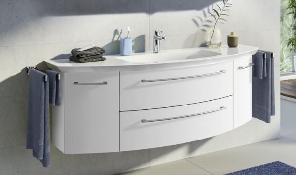 Waschplatz Aquarell CASABLANCA in schwarz aus Dekor