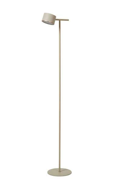 Stehleuchte in taupe aus Aluminium