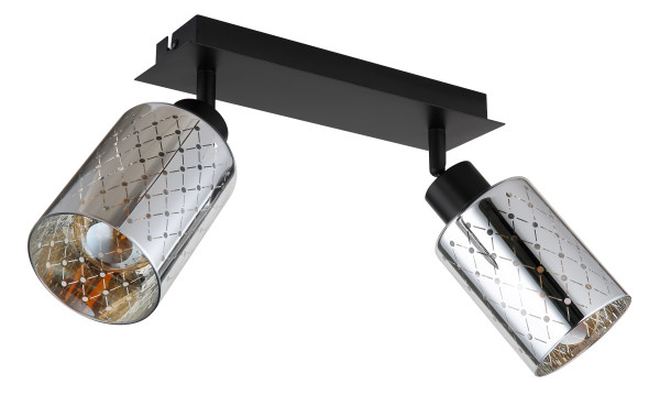 Strahler ALONSO in schwarz aus Metall