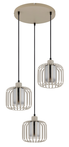 Hängeleuchte ALFRED in sand aus Metall