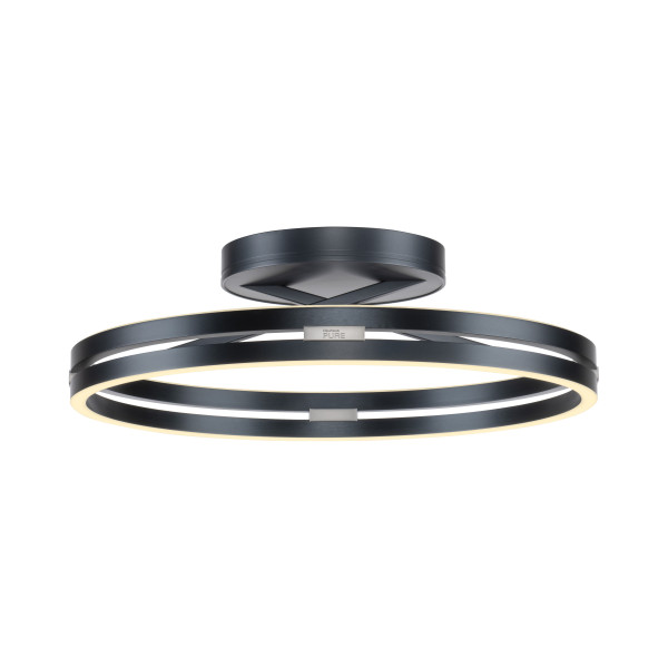 Deckenleuchte PURE LOOP in grau aus Metall