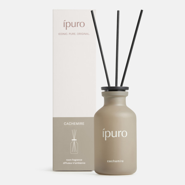 Raumduft ipuro CACHEMIRE in beige aus Glas