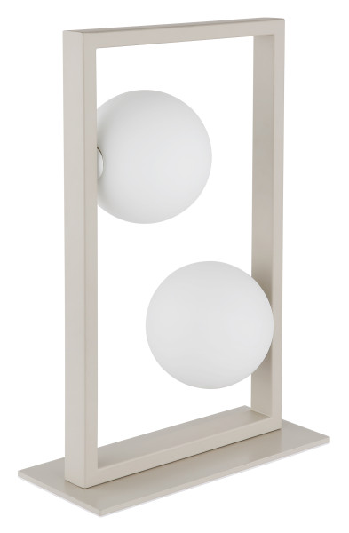 Tischleuchte NANDA in sand aus Metall