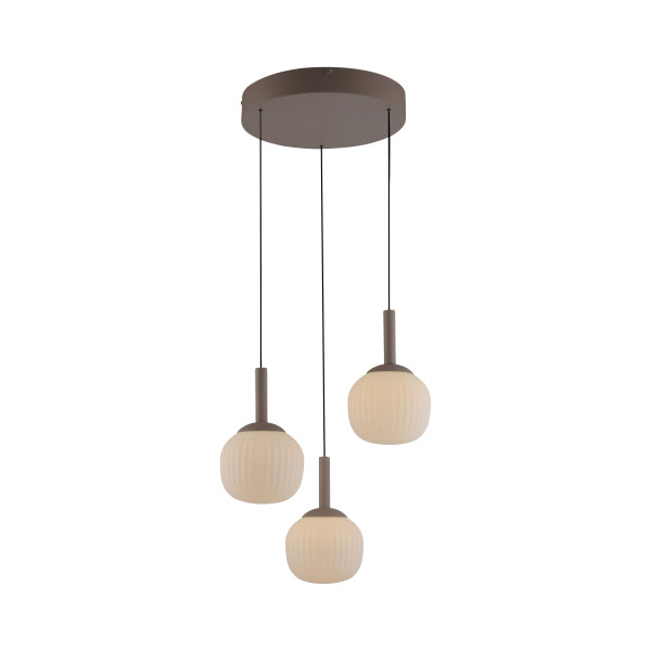 Pendelleuchte NAMI in sand aus Glas