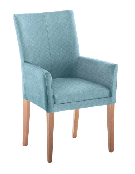 Polsterstuhl COLORADO in  Malea-R eisblau