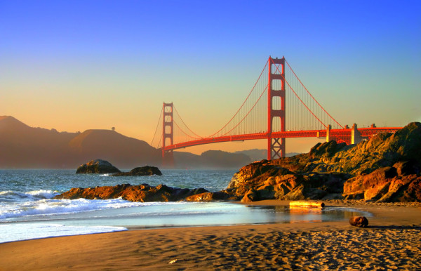 Akustikbild GOLDEN GATE aus Materialmix
