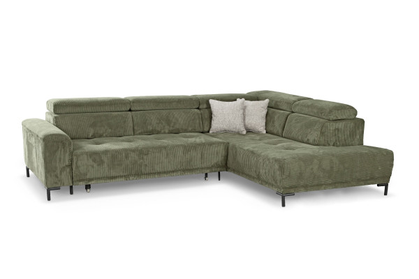 Polsterecke HARPER MONZON in grün aus Stoff