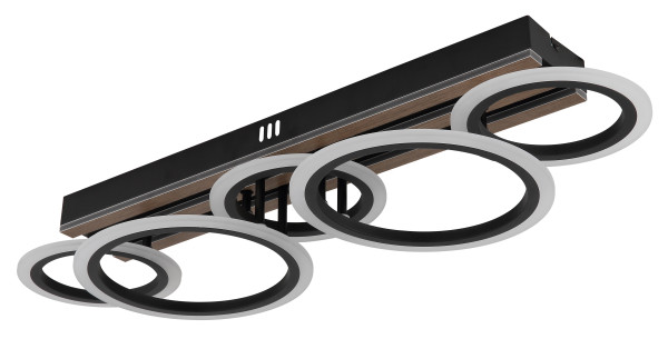 Deckenleuchte BLEVINS in schwarz aus Metall