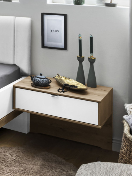 Nachtschrank Rolf Weber WESSENFELD in Eiche Bianco aus Zubehör Möbel