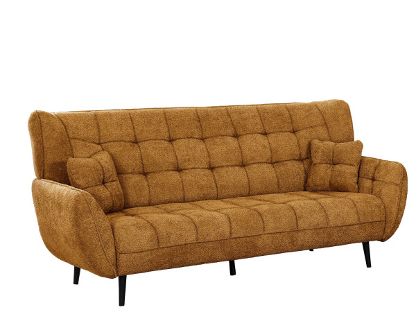 Sofa 3 Sitzer HARPER MORTA in amber aus Stoff