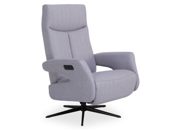 Relaxsessel HARPER KAVALA in Light Grey aus Stoff