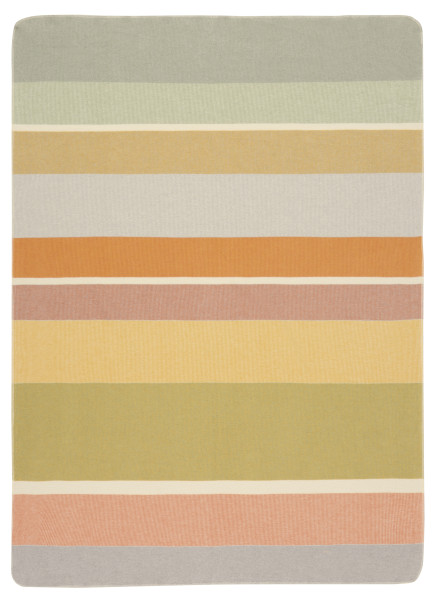Wohndecke STRIPE OASIS in mehrfarbig aus Mischgewebe