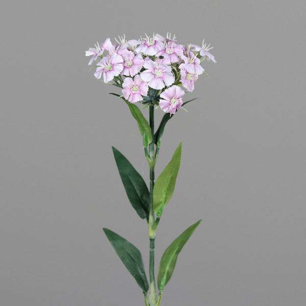 Kunstblume DIANTHUS in lila aus Kunststoff