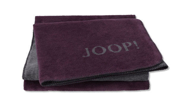 Wohndecke JOOP! MELANGE in beere aus Mischgewebe
