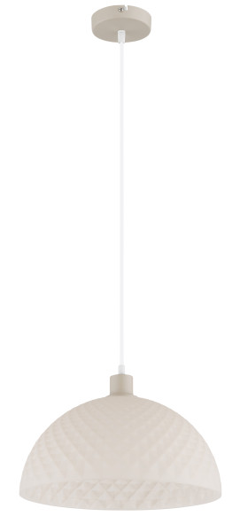 Hängeleuchte SELMA in sand aus Metall