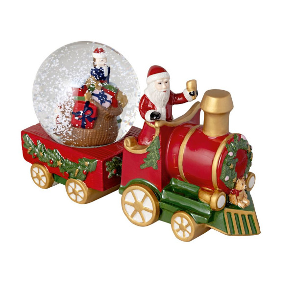 Schneekugelzug Christmas Toys in mehrfarbig aus Bone China