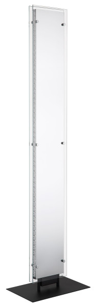 Stehleuchte MIRRORA in schwarz aus Metall