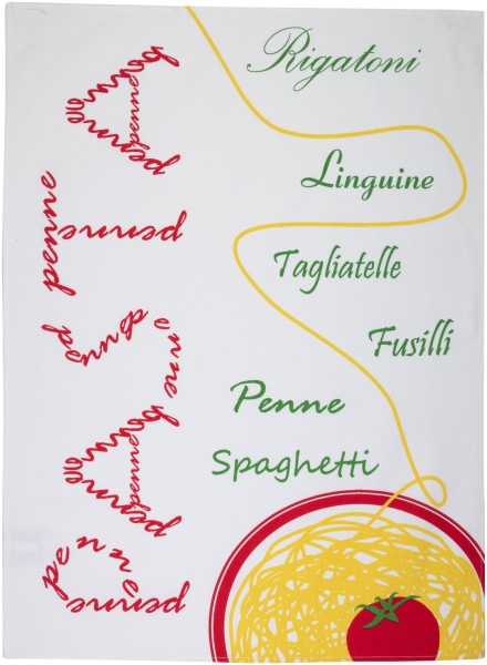 Geschirrtuch POMODORO in bunt aus Baumwolle