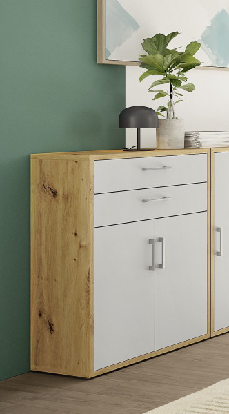 Highboard vito VARY in grau aus Dekor