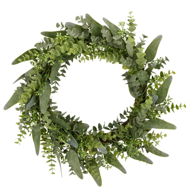 Kunstpflanze Eukalyptuskranz