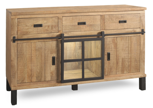 Kommode HARPER WOODLAND in latte aus Holz