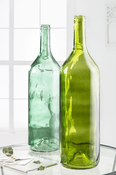 Glasflasche grün