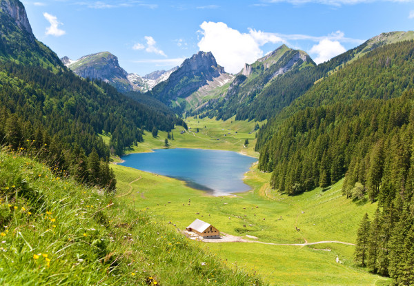 Akustikbild SEE IM TAL aus Materialmix