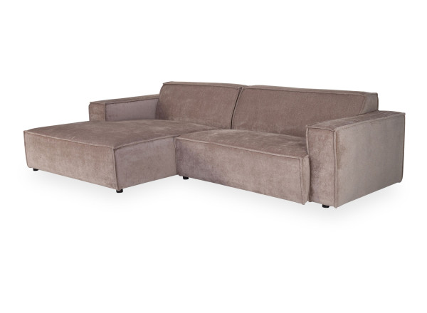 Polsterecke CROSSWELL in taupe aus Stoff
