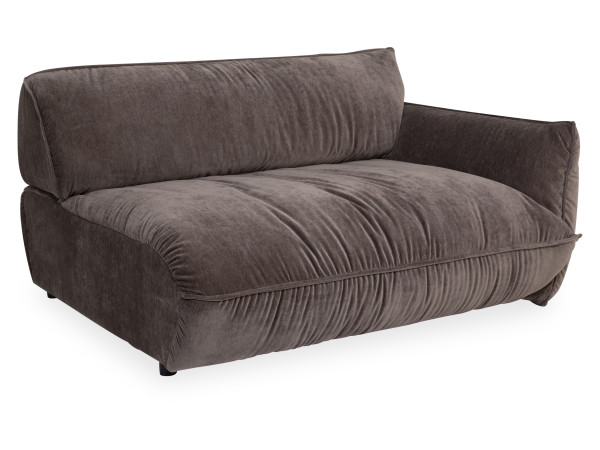 Sofaelement ZEFERINO ACRI in braun aus Stoff