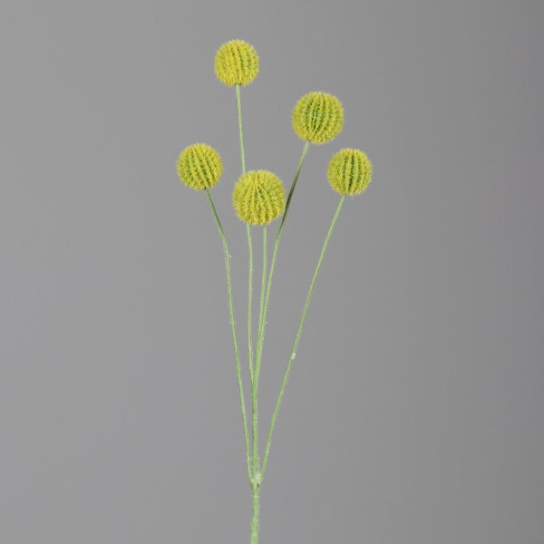 Kunstblume DISTEL in grün aus Kunststoff