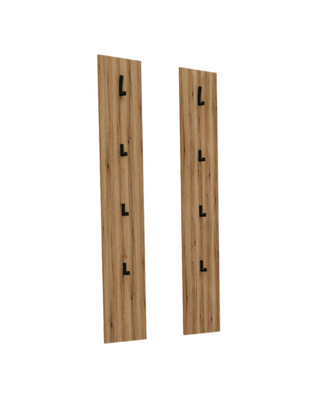 Garderobenpaneel HARPER BOLU in Eiche