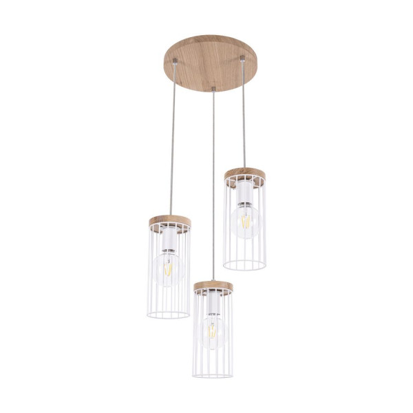 Pendelleuchte TIMEO in Eiche aus Holz
