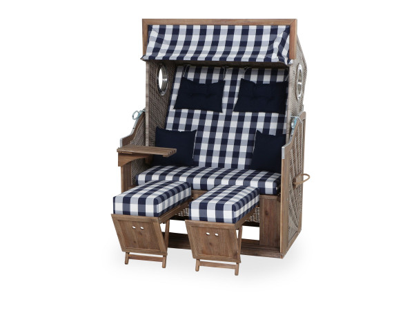 Strandkorb GREENLINE 135+ in blau