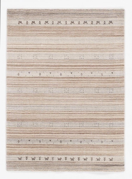 Teppich LORIBA Vera in beige aus Schurwolle