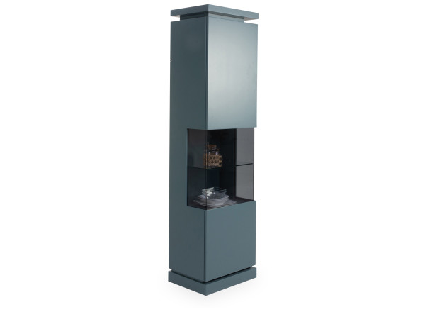 Vitrine ZEFERINO ANZIO in Ocean aus Lack